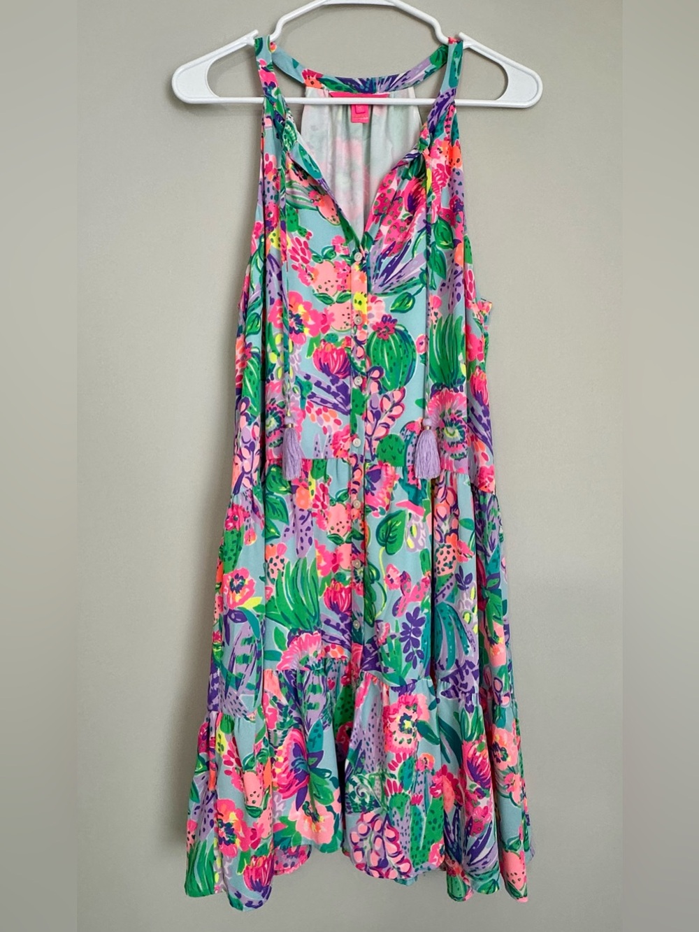 Lilly Pulitzer Vibrant Floral dress size medium